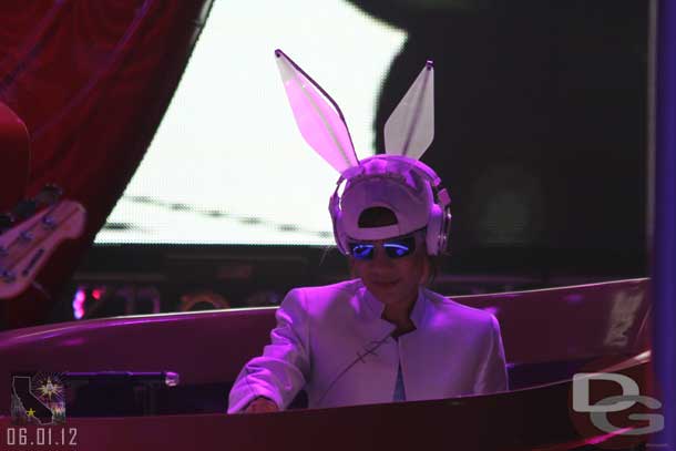 The White Rabbit DJ for this evening.