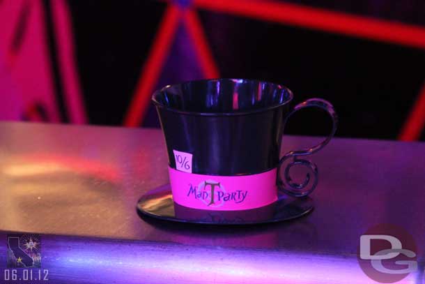 Last week I forgot to post a picture of the Mad T Party cups that were for sale.