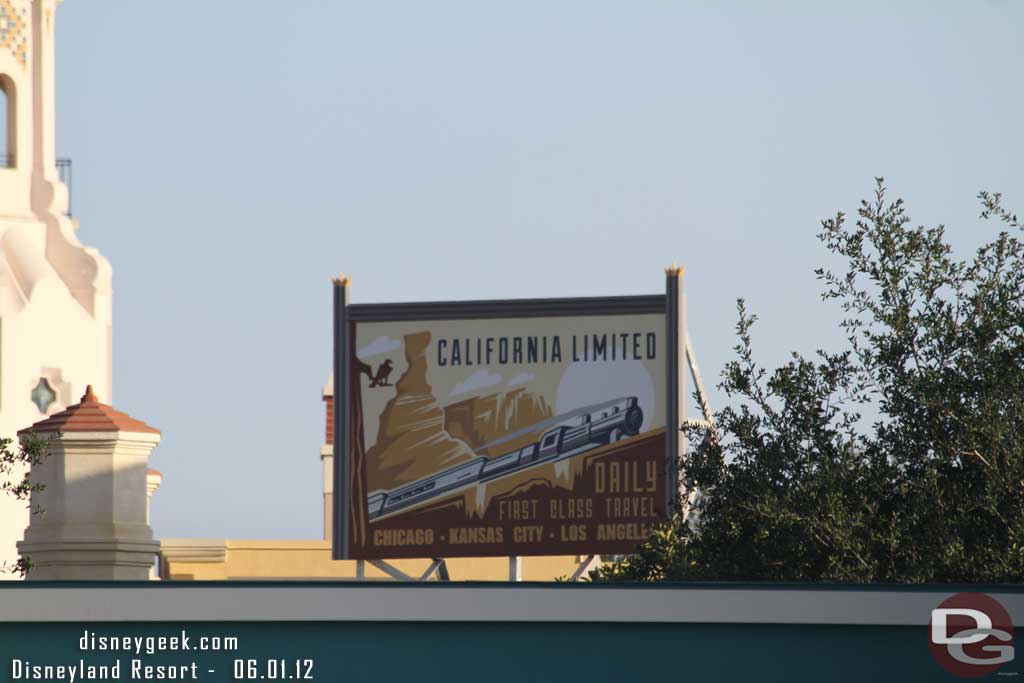 A closer look at one of the billboards.