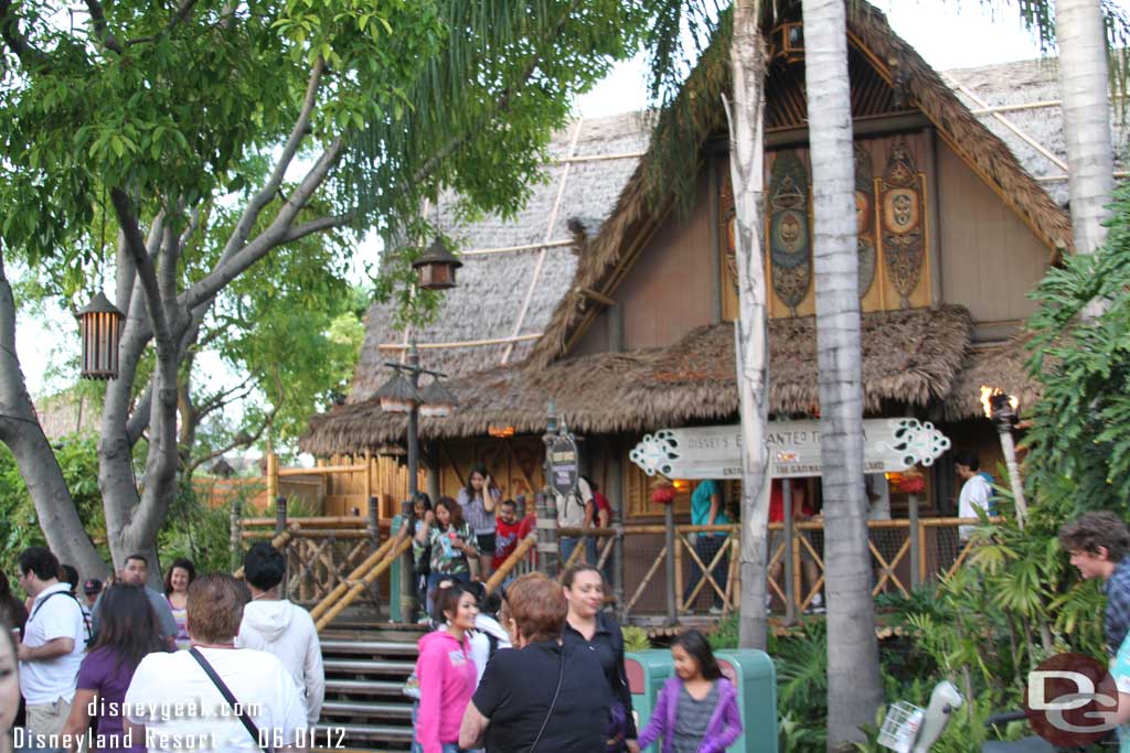 It seems that every time I walk through Adventureland lately I run into the Tiki Room existing...