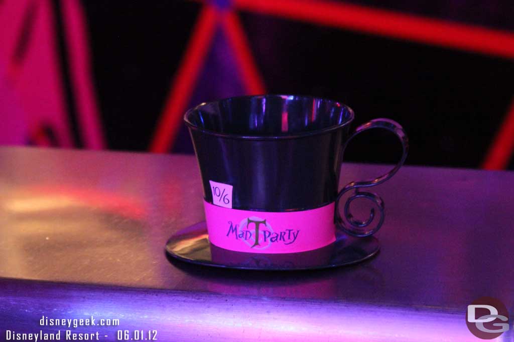 Last week I forgot to post a picture of the Mad T Party cups that were for sale.