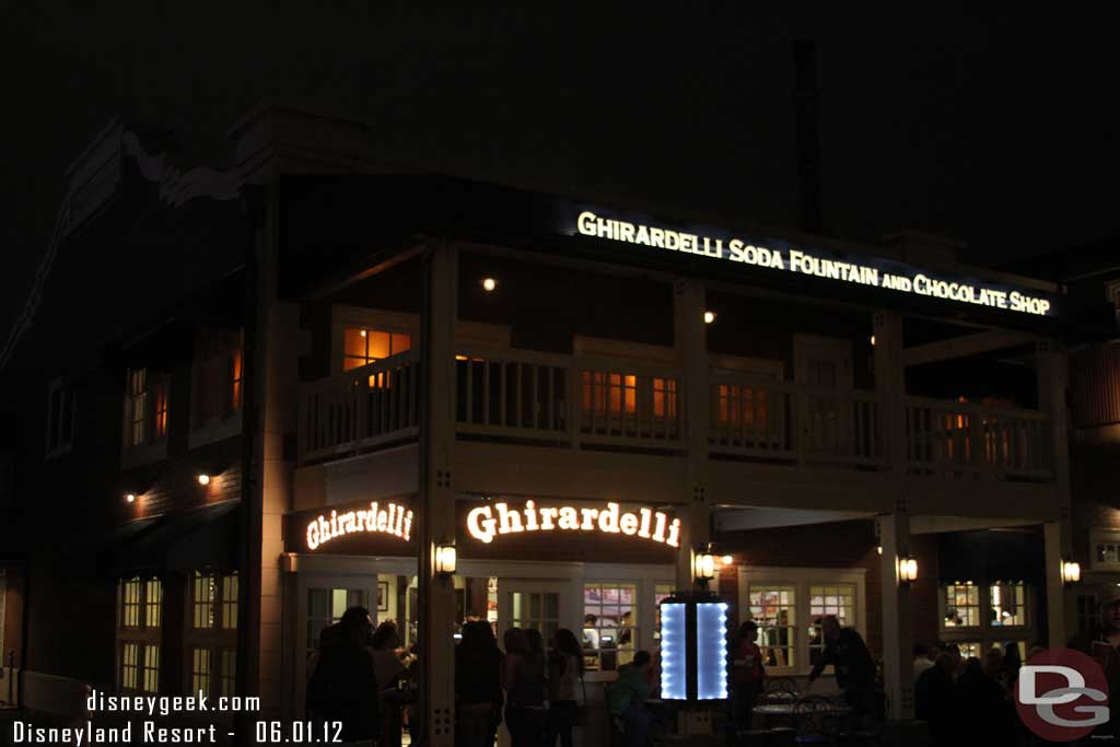 Made a second pass by Ghirardelli