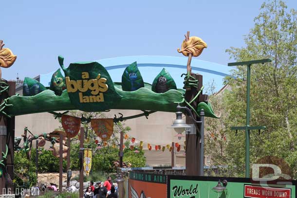 Work continues on the Bugs theater still.