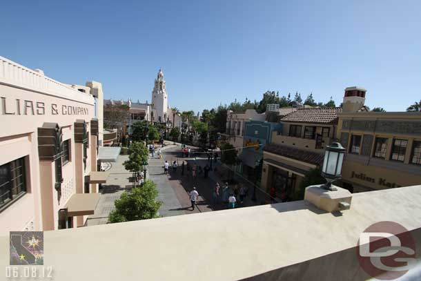 A look in on Buena Vista Street.  