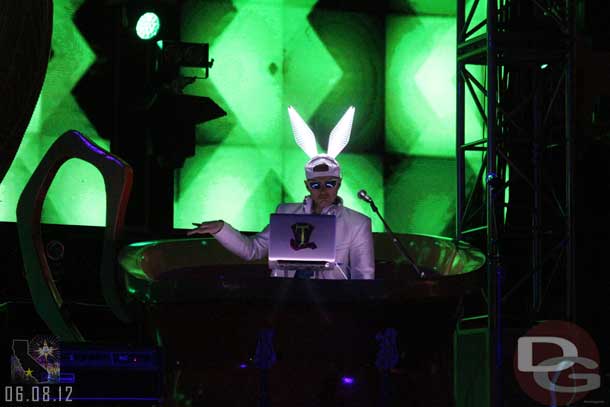 The White Rabbit DJ.