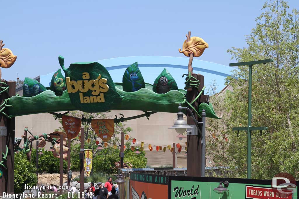 Work continues on the Bugs theater still.