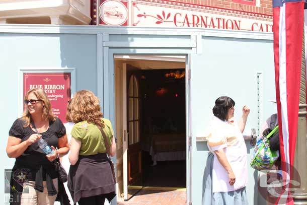 They were allowing Cast Members into Carnation.