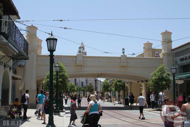 Looking toward the Carthay.