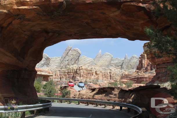 A look into Cars Land.