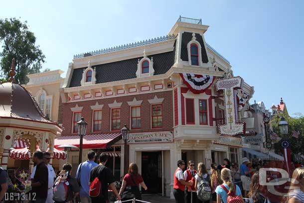 The Carnation Cafe has reopened.