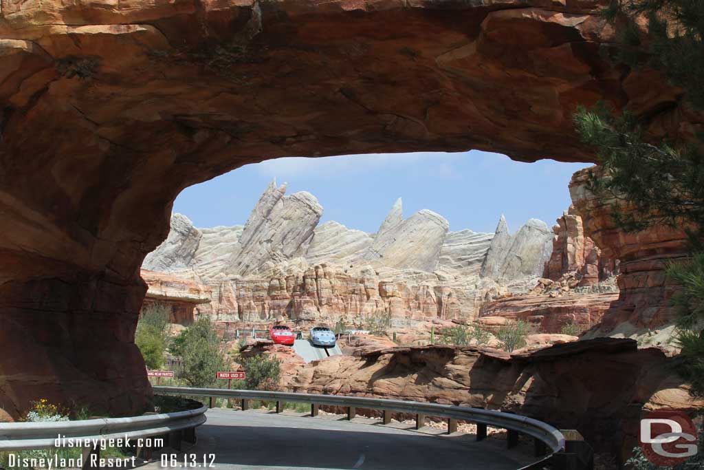 A look into Cars Land.