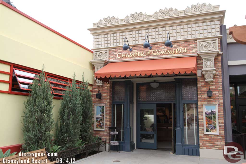 The Chamber of Commerce is the Guest Relations area.  