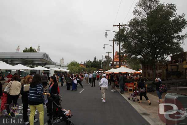 Route 66 had a good crowd moving around.