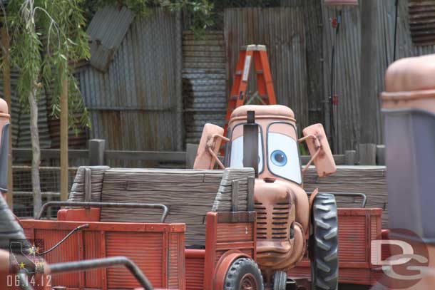 Later in the day after touring Buena Vista Street I walked through again.  First stop, Maters.