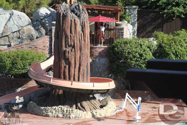 Noticed they have a chair to transfer guests into the pool with.