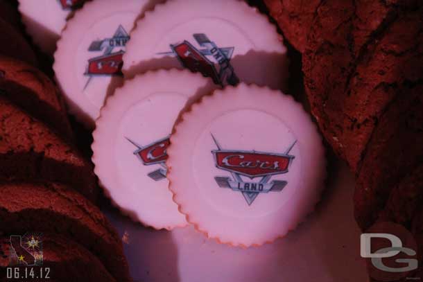 Some Cars Land cookies that were out.