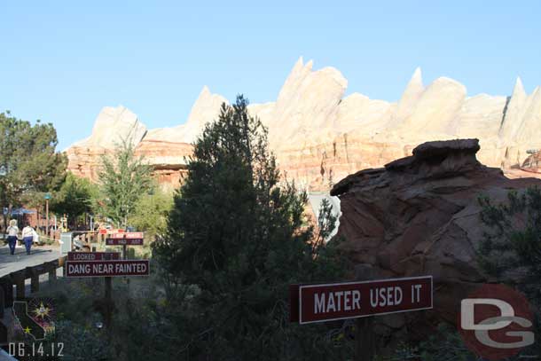 Time for another pass through Cars Land.