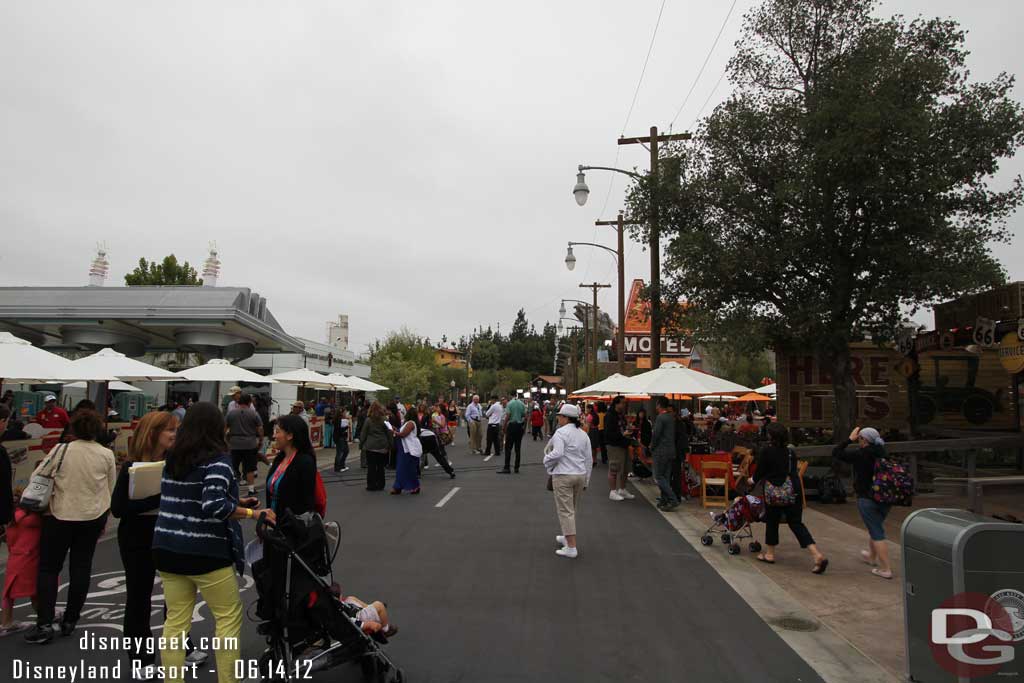 Route 66 had a good crowd moving around.