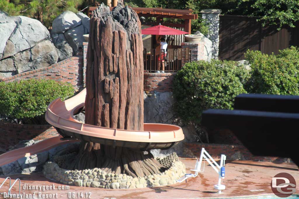 Noticed they have a chair to transfer guests into the pool with.