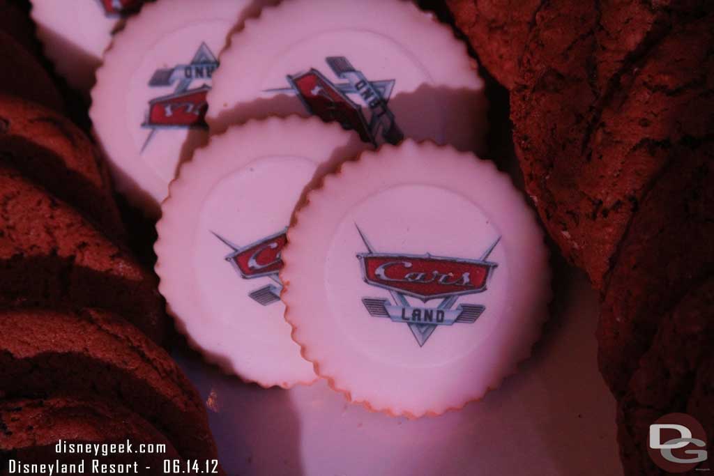 Some Cars Land cookies that were out.