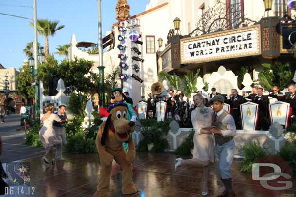 The evening included a celebration on Buena Vista Street.