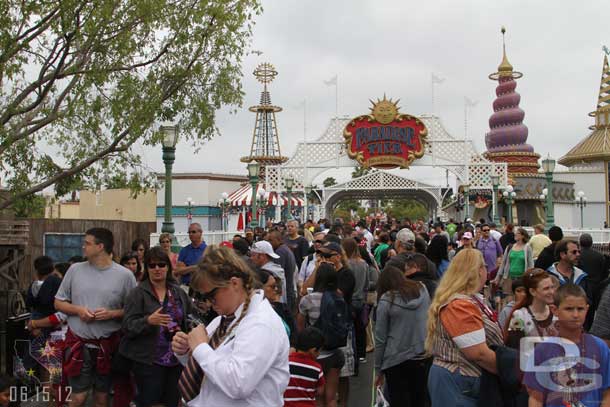 It did a couple switchbacks all the way into the Pier.