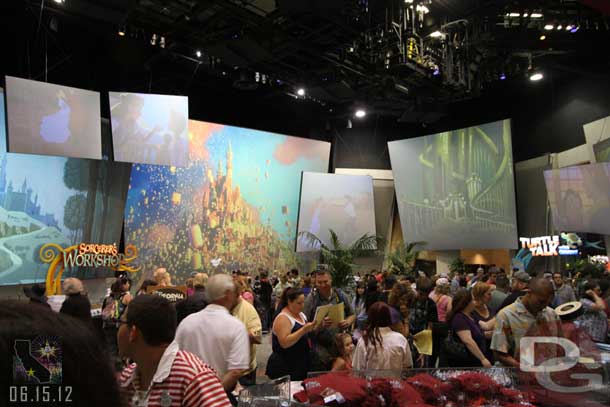 The main room was used as the show place and merchandise pick up area.  There were four zones with different items and limits in each.