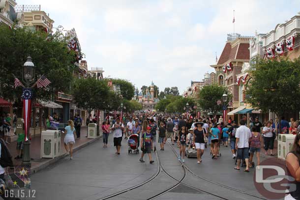 A peek down Main Street.