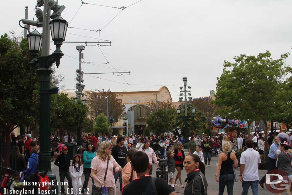 Carthay Circle was alive with activity.