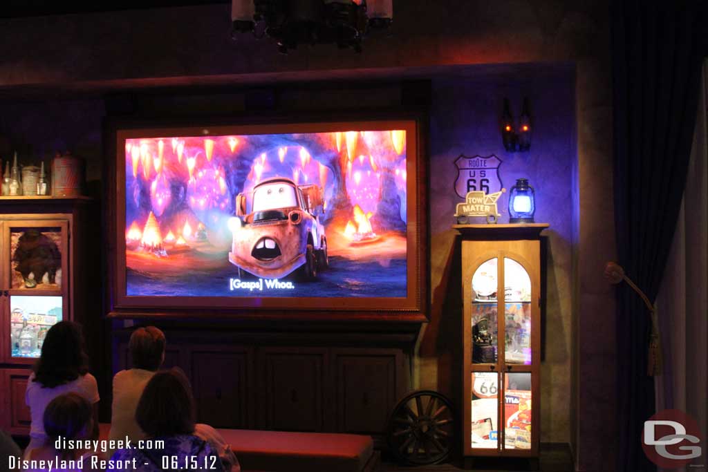 A Mater Tall Tale is now playing inside.