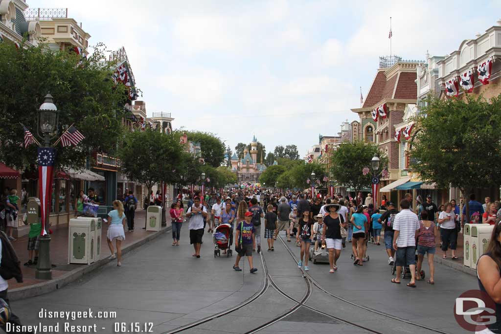 A peek down Main Street.