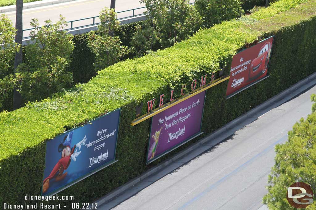 New Tram stop billboards.