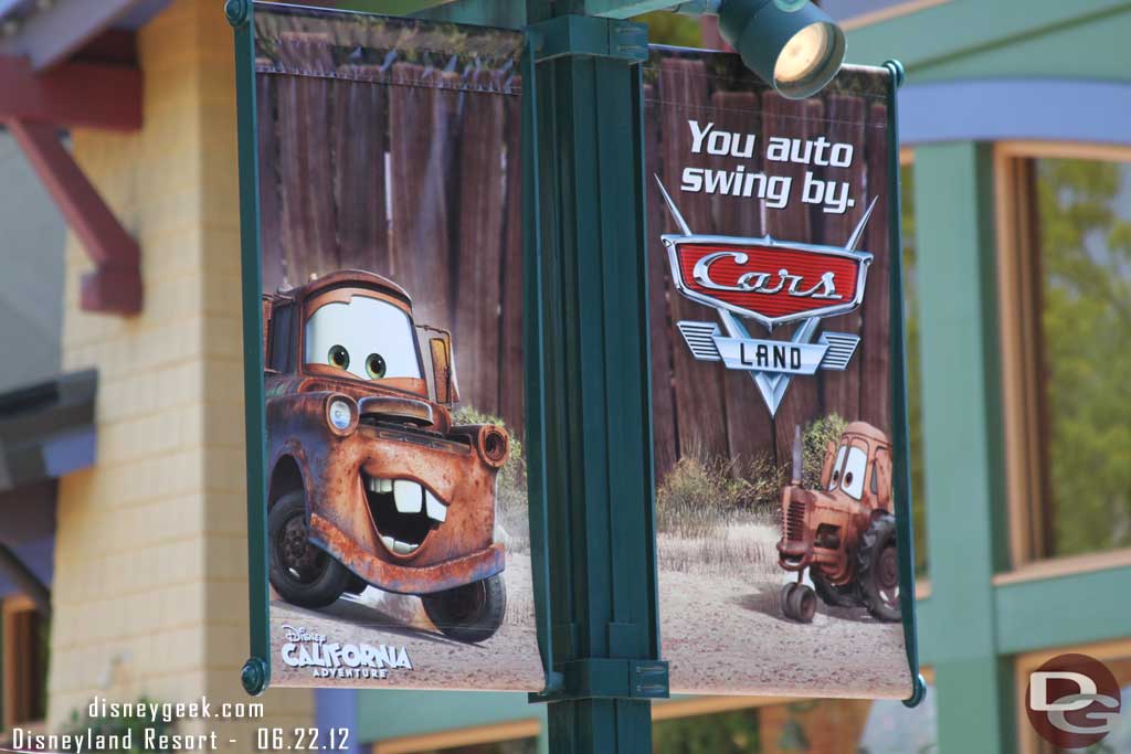 The Downtown Disney Banners.