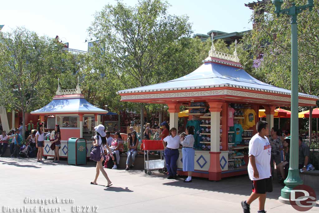 A couple new stands near the Corn Dog Castle.  Much more substantial than the old ones.