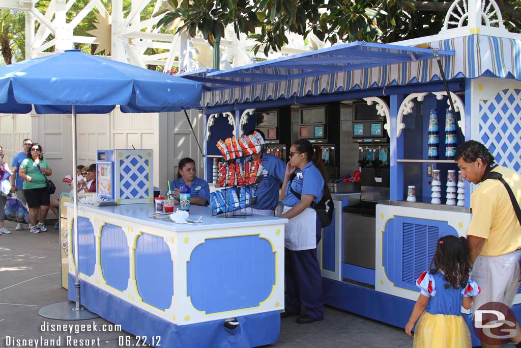 The cart by the Swings has been redone too.