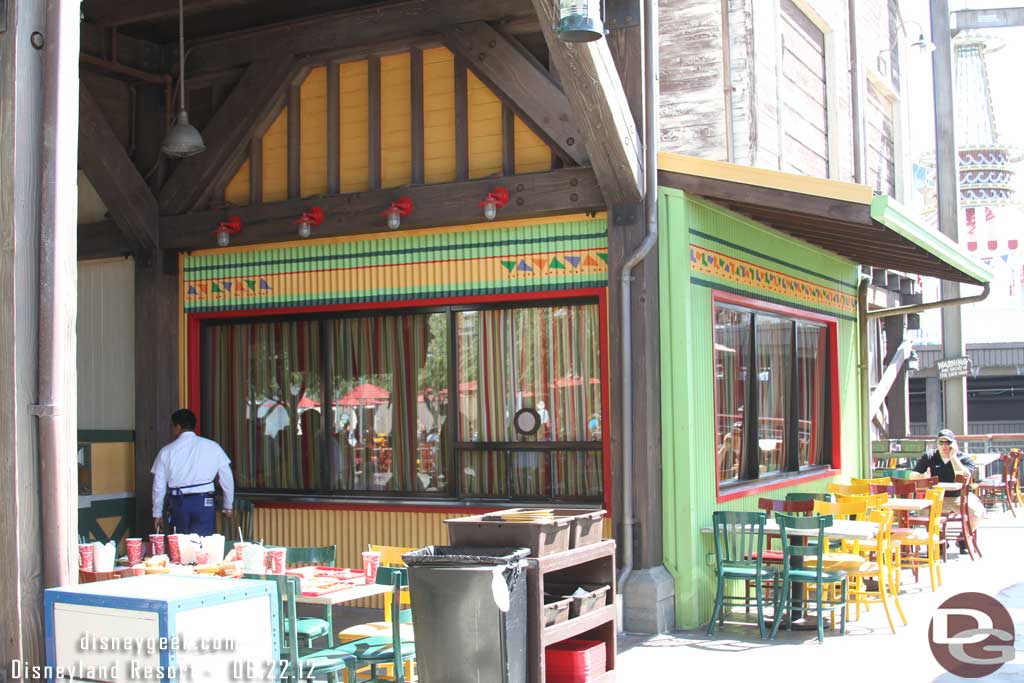 The Candy store, Dulce Aventura, in the Pacific Wharf is all closed and the signage is gone.  Had not noticed this but assuming it happened when Ghirardeli opened.