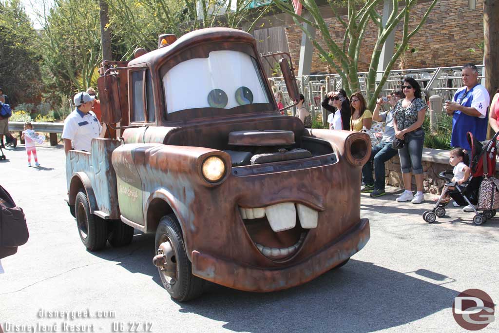 Walked through Cars Land since I still had time to kill.