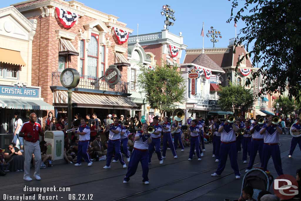 Time for the College Band Preparade over at Disneyland.  If you want to see video I posted some from last week, check out that update or the youtube channel.