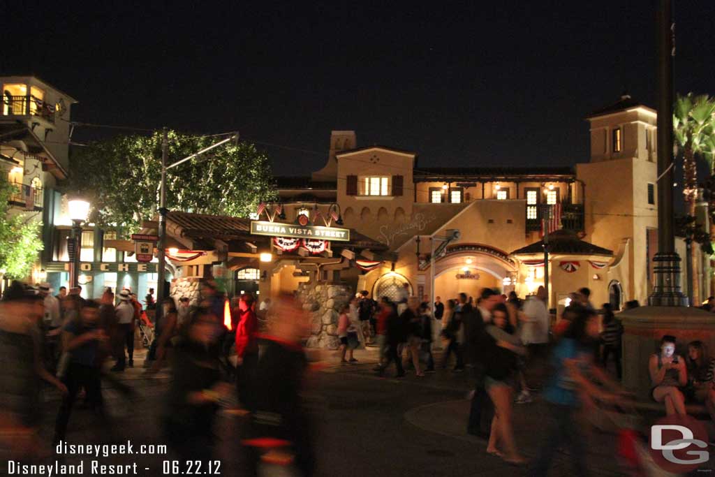 A couple pictures looking around the start of Buena Vista Street.. anyone know the name for this area?  