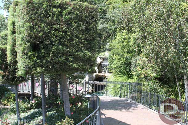 It was quiet over here right now... a nice shady spot to listen to the band.