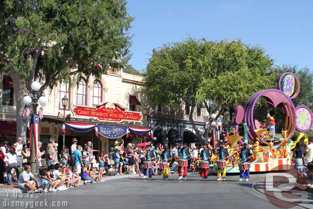 When I stepped outside Soundsational was just making its way around Town Square.  So paused for a couple quick pictures.