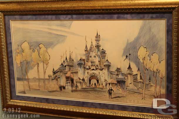 Sleeping Beauty Castle at Disneyland - Herb Ryman.