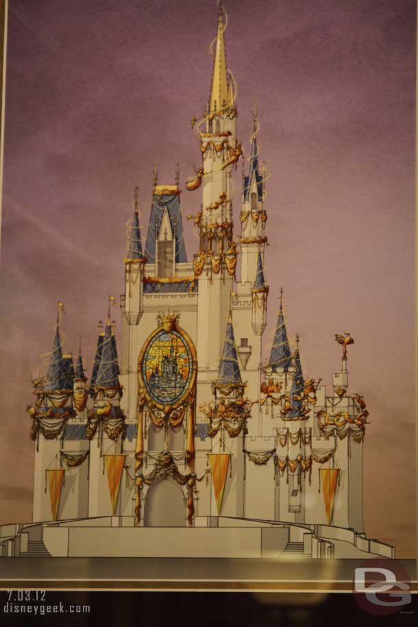 Cinderella Castle at WDW for Disneylands 50th by Alex Wright