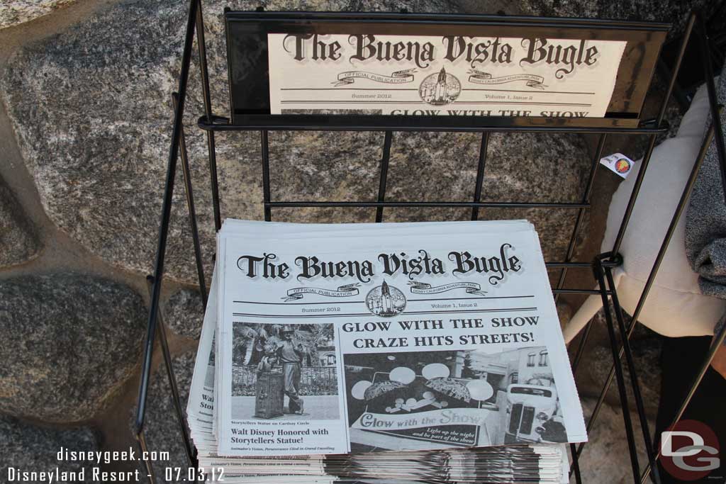 A new Buena Vista Bugle is out this month.