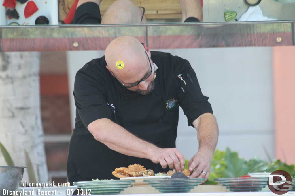 Yes that is a sticker from an avocado on his head.