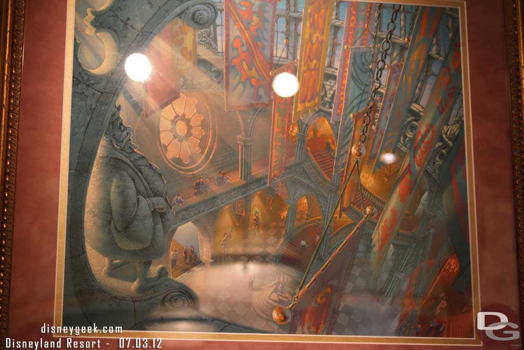 The interior of Le Chateau de la Bella a Bois Dormant at Disneyland Paris - by Bryan Jowers