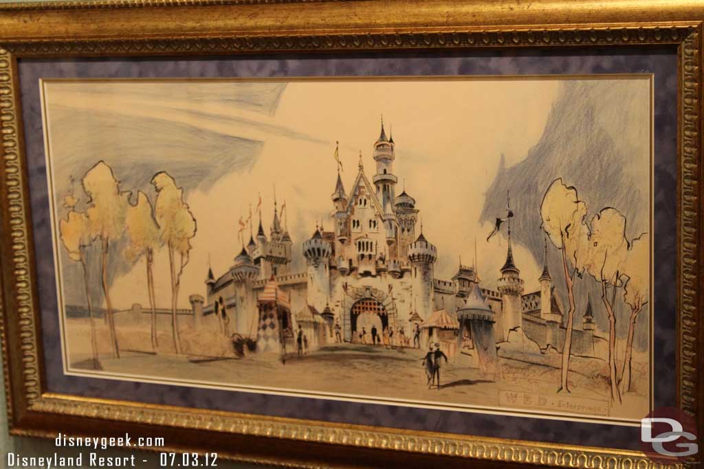 Sleeping Beauty Castle at Disneyland - Herb Ryman.