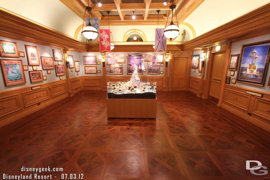 I returned to the Disney Gallery to explore the main gallery room.