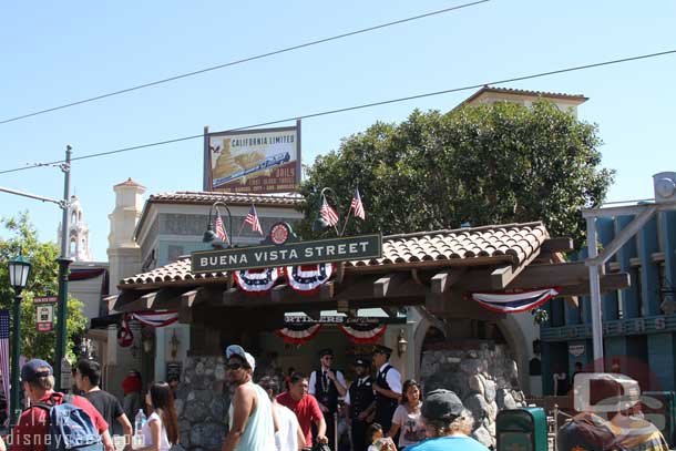 Buena Vista Street was alive with activity as usual.