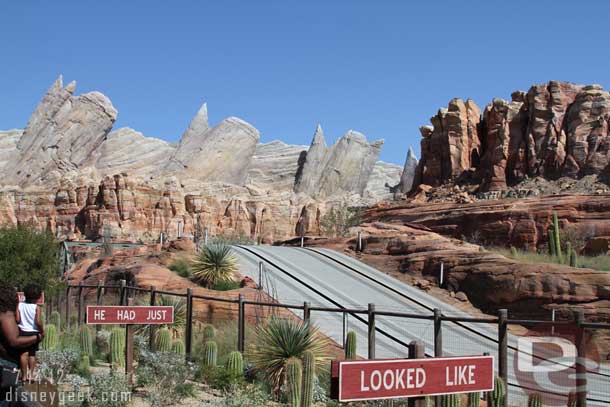 Heading into Cars Land.